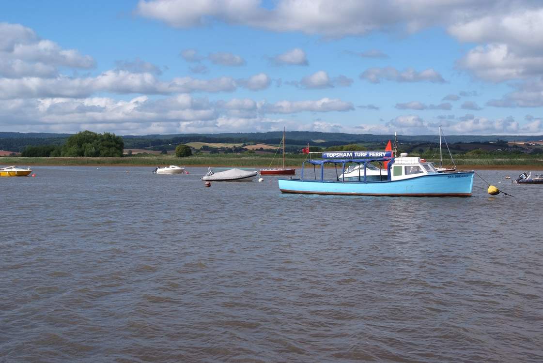 The Exe Estuary at Topsham makes a lovely day out.