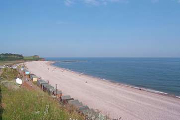 The start of the Jurassic coastline at Budleigh Salterton.