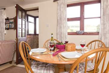 You can visit the local farm shops and bring some treats back for a holiday meal at the cottage.