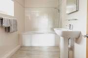 This is the large bathroom that is the en suite to the master bedroom.