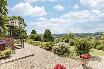 This is the amazing view from the front of the cottage.