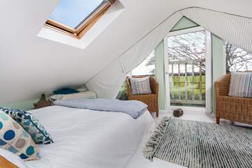 Wake up and enjoy the view and sound of the birdsong.