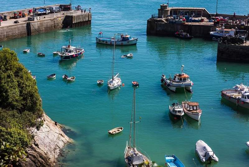 Watch the boats bobbing in Newquay harbour. 