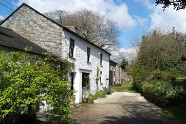The cottage is at the end of a private, gated driveway, offering a good deal of privacy and peace.