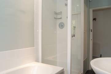 The bathroom.