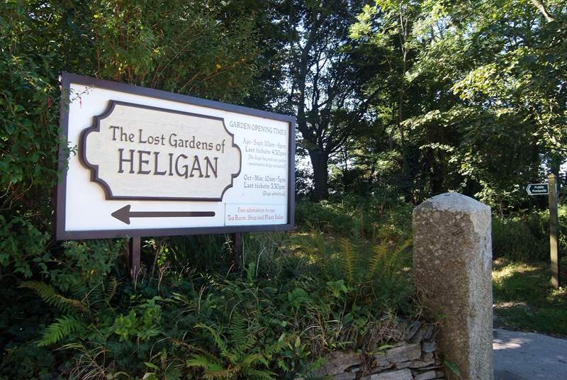 The wonderful gardens at Heligan are only a couple of miles away.
