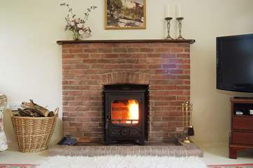 This little beauty will keep you toasty warm on cooler days.