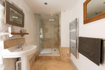 The shower-room on the ground floor.