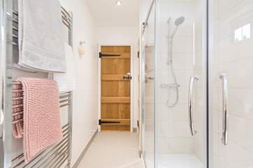 The shower-room.
