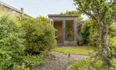 The garden has a lovely summer house. - Thumbnail Image