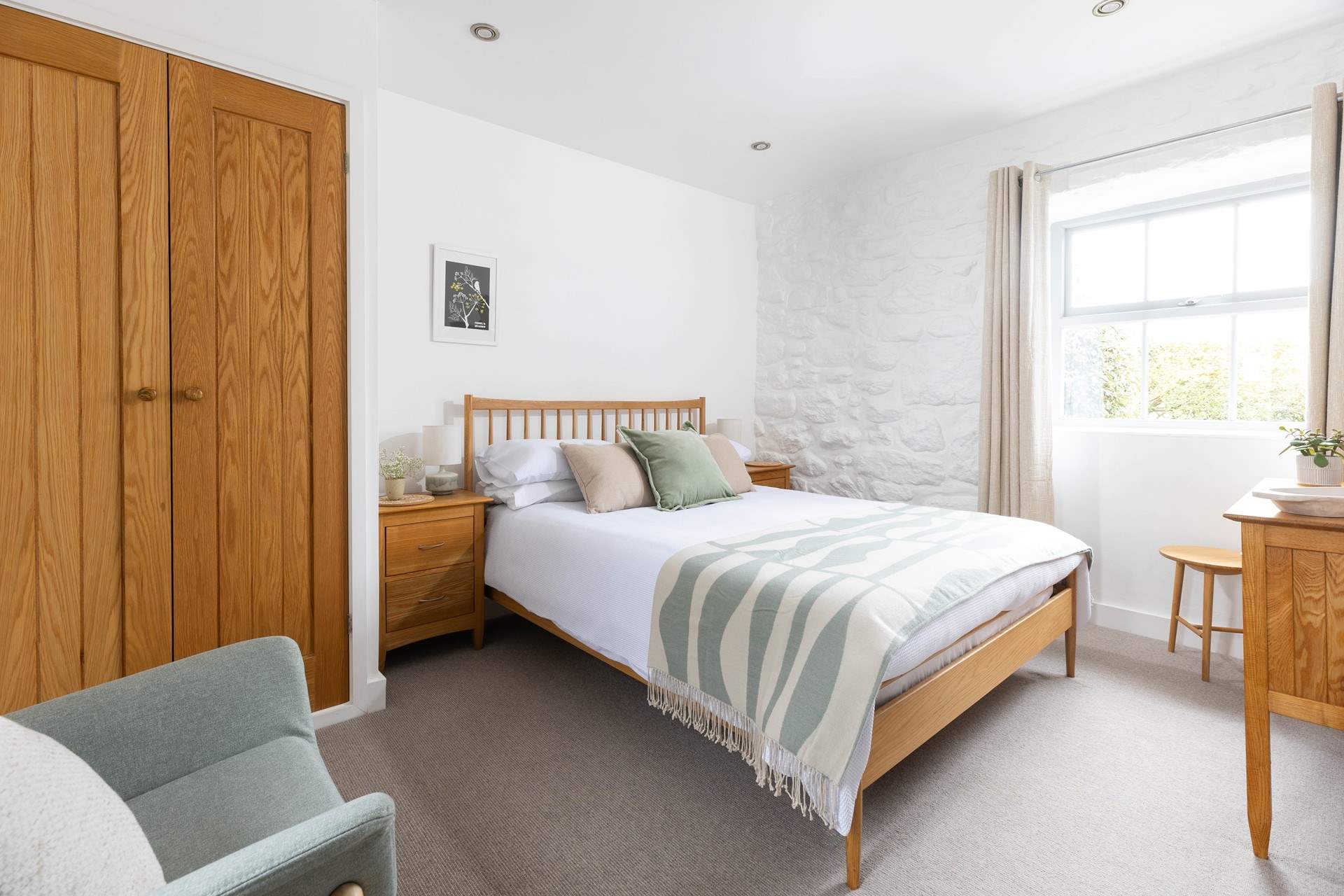 Bedroom 2 is a simply lovely double-room.