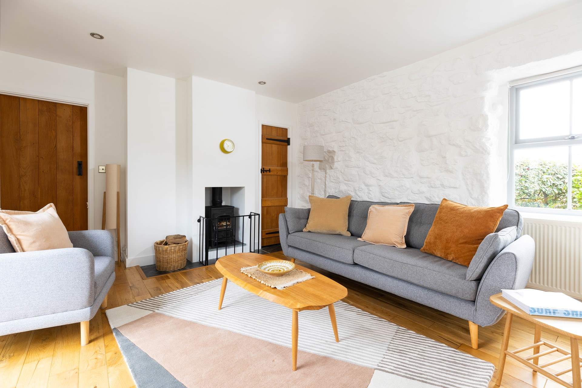 Relax in front of the wood-burner.