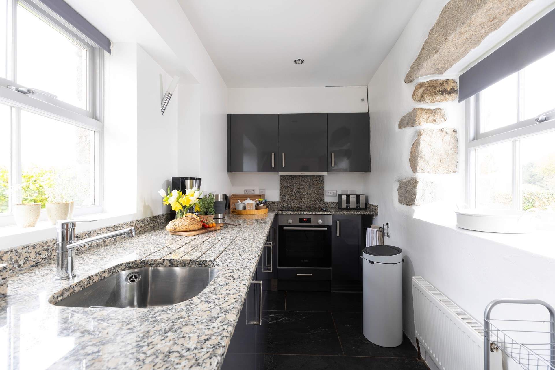 A very well-equipped kitchen.