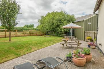 The private garden is the perfect to place to sit back and relax.