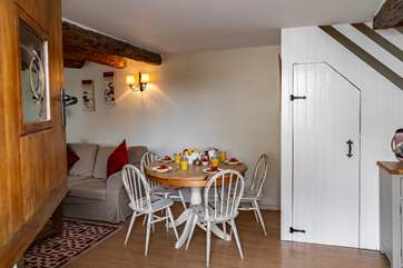 The front stable door will allow the outside in especially on those warm summer nights.