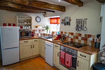 The kitchen is fully equipped allowing you to cook up a feast.