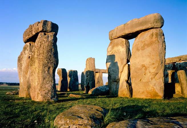 Stonehenge, a prehistoric monument and World Heritage Site, is a 40 minute drive away (photograph copyright English Heritage).