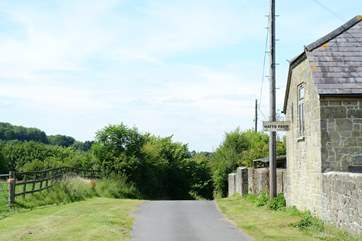 Hatts Farm is on a quiet lane.