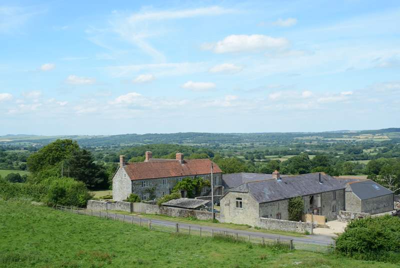Hatts Farm nestles into the hillside amid the stunning countryside on the Dorset/Wiltshire border.