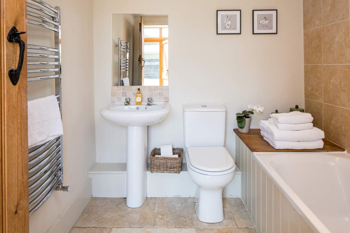 The family bathroom is on the ground floor.