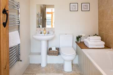 The family bathroom is on the ground floor.