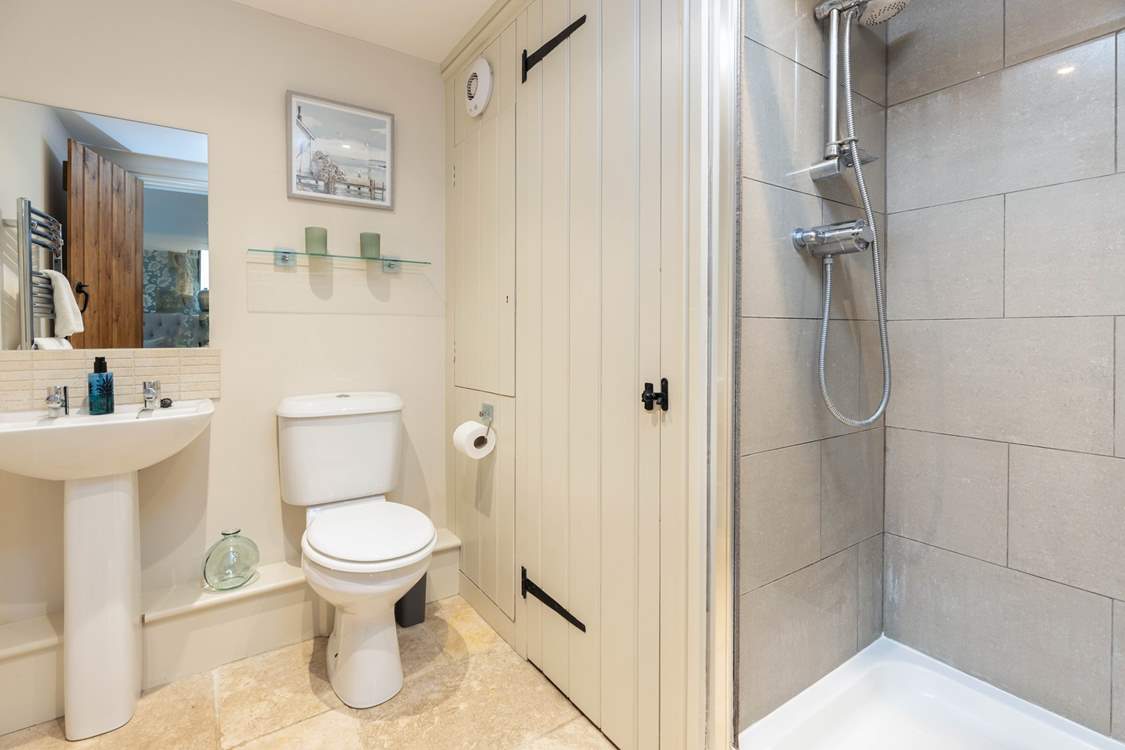 The en suite shower-room for the master bedroom.