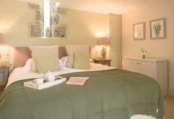 Bedroom two is another luxurious space with a flexible super king size zip & link bed that can become two large singles.