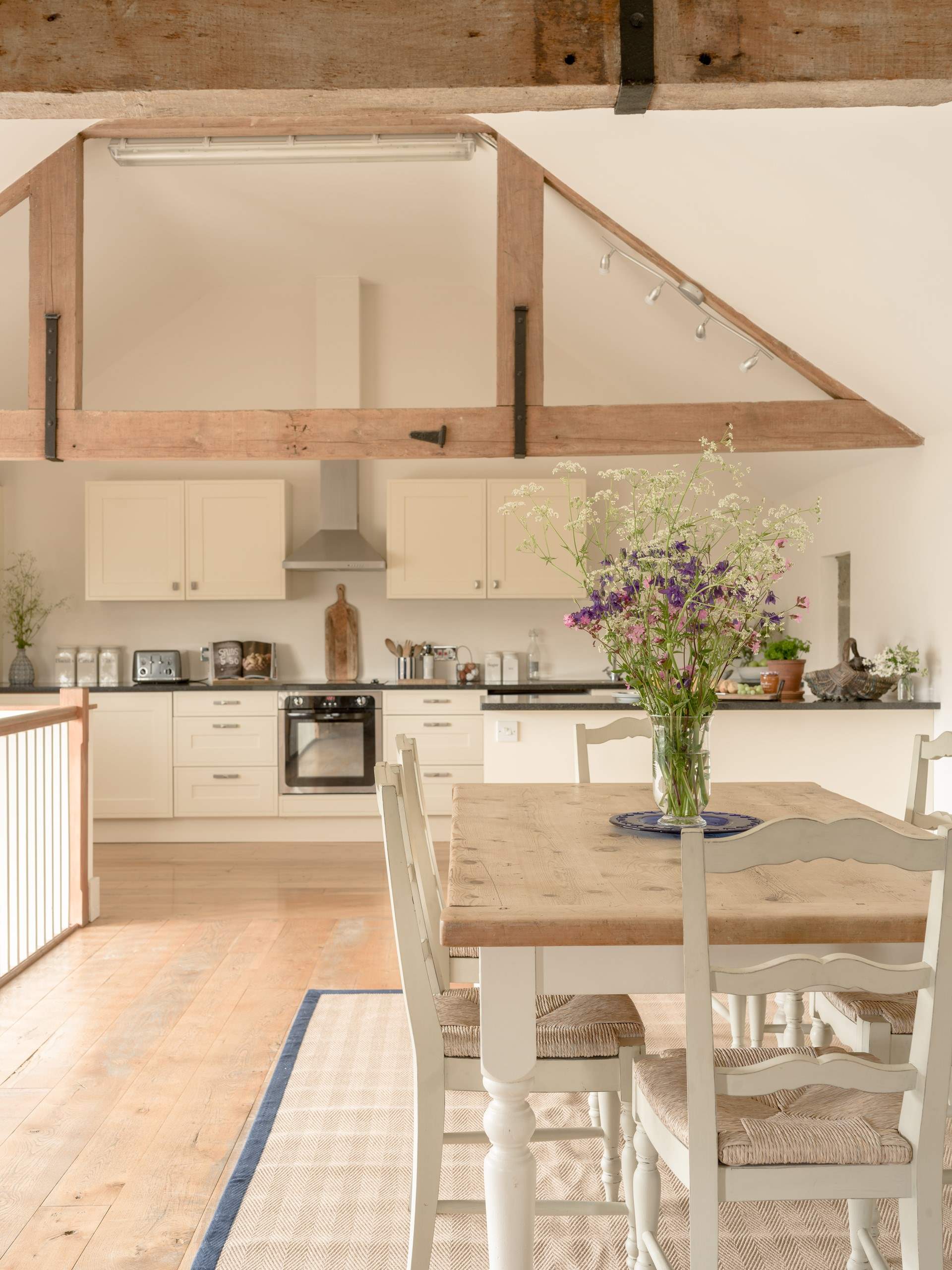 The kitchen is very well equipped and provides a lovely social setting.