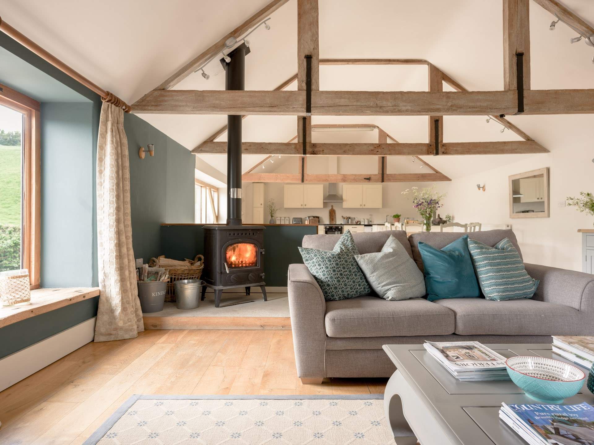 Such a cosy feel in such a grand space.
