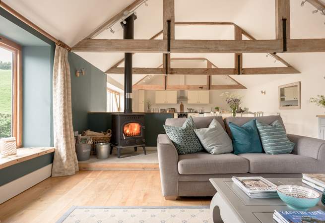 Such a cosy feel in such a grand space.