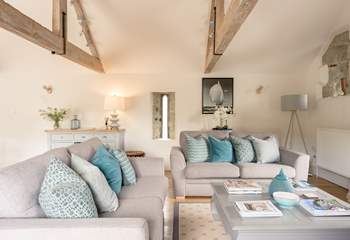 The vary spacious living space has a wonderful cosy feel and is a great spot to gather everyone round to discuss your day of local exploring.