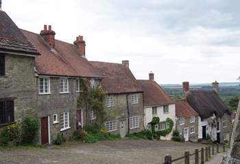 The historic Saxon town of Shaftesbury is less than two miles away.