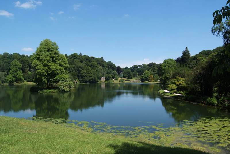 You can easily spend a whole day at the National Trust's Stourhead Gardens.