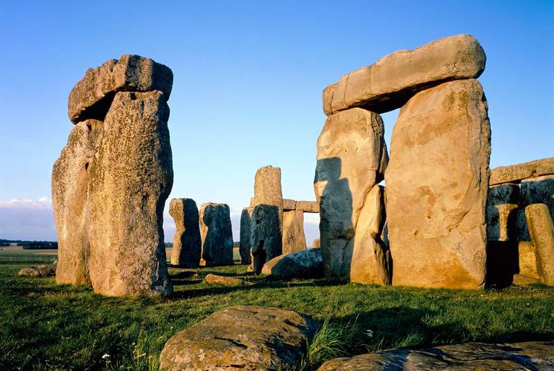 Stonehenge, a prehistoric monument and World Heritage Site, is a 40 minute drive away (photograph copyright English Heritage).