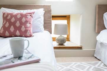 Sweet finishing touches make this place feel like home.