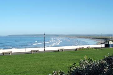 This is another view of the seafront from the centre of Westward Ho!
