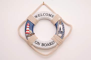 There are welcoming touches and attention to detail throughout the apartment.