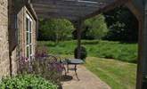 The patio is a delight - completely private and surrounded by the wildlife meadow. - Thumbnail Image