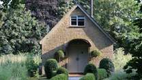 This is the beautiful approach to historic The Pump House. Set in its own wildlife/wildflower meadow with private parking and acres of grounds to explore... oh, and a tennis court!