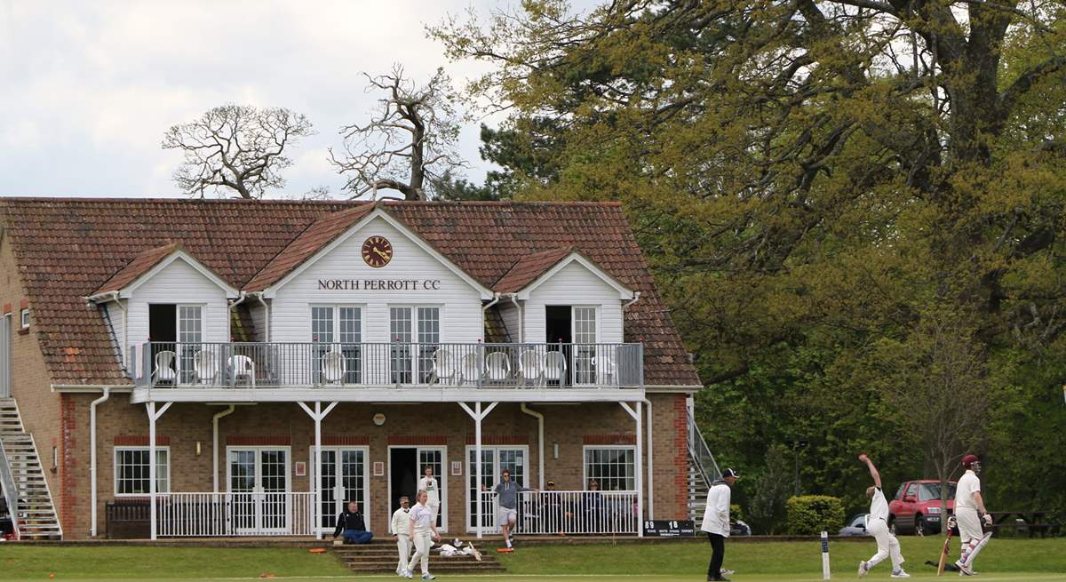 Stroll up the lane to watch a cricket match. A glorious way to spend a lazy afteroon.