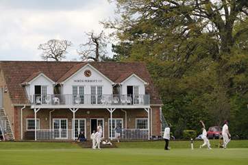 Stroll up the lane to watch a cricket match. A glorious way to spend a lazy afteroon.