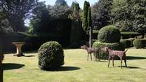 The curated gardens are a joy.