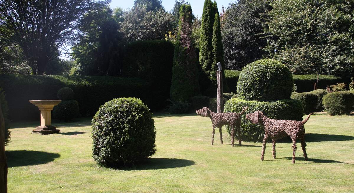 As well as the meadow around The Pump House you have sole use of this private garden close by.