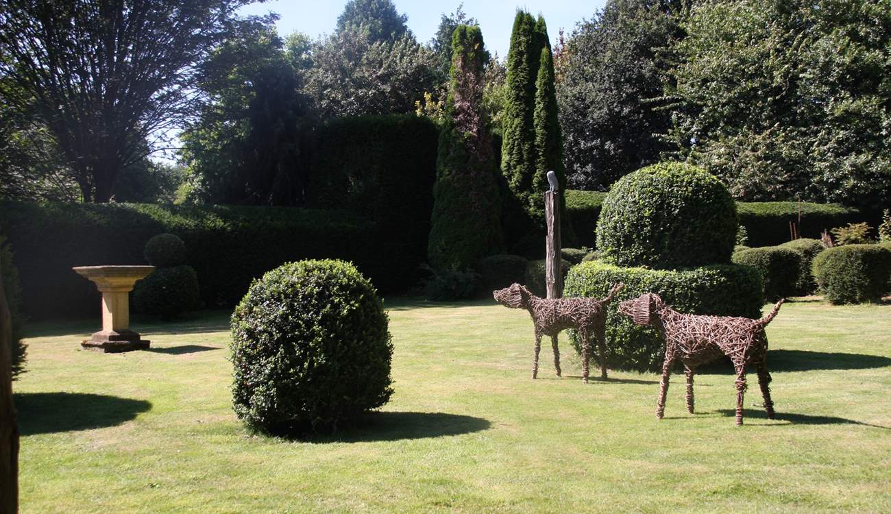 The curated gardens are a joy.