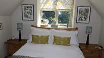 Fabulous Kelly Hoppen bed linens are a bedtime treat.