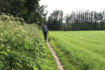 Take a stroll, or jog, straight from The Pump House down to the River Parrett and join the 50 mile trail.