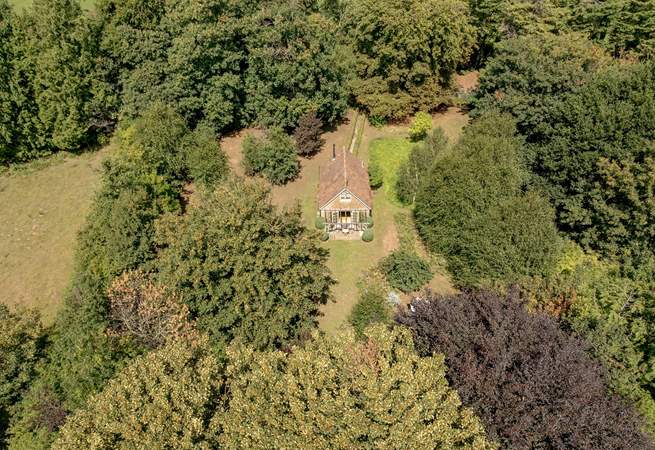 To give a sense of the privacy and beauty of The Pump House