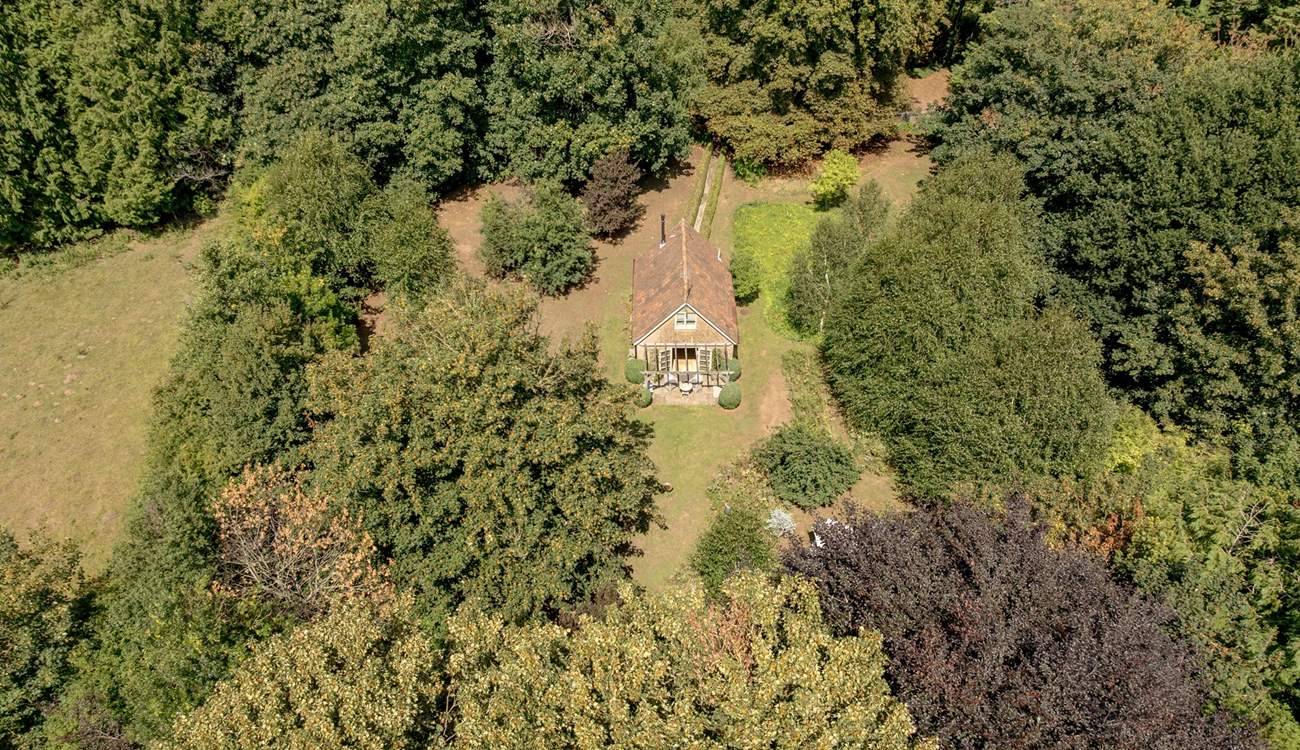 To give a sense of the privacy and beauty of The Pump House