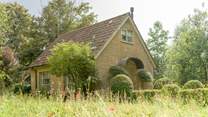 Views over the beautiful wild flower meadow.