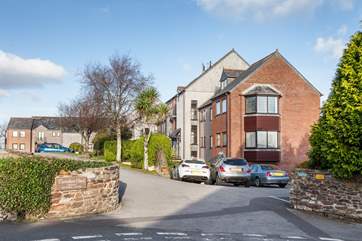 The entrance to Trevethan Court.